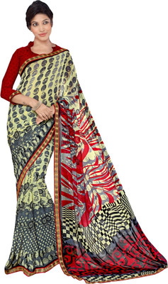 

Parisha Printed Fashion Georgette Saree(Multicolor)