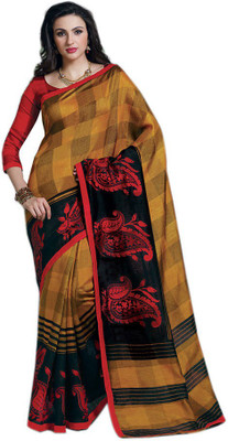 

Indian Wear Online Printed Fashion Pure Chiffon Saree(Multicolor), Multicolor273