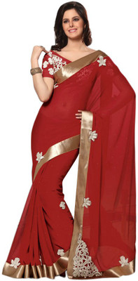 

Indian Wear Online Printed Fashion Pure Chiffon Saree(Multicolor), Multicolor366