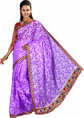 

Anushree Saree Self Design Fashion Chanderi Saree(Multicolor), Bangni