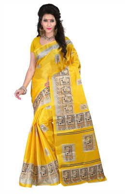 

Anushree Saree Printed Fashion Dupion Silk Saree(Multicolor)