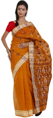 

Sanrocks Global Fashions Woven Tant Cotton Saree(Yellow)