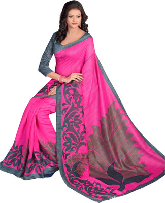 

Kjs Self Design Fashion Art Silk Saree(Multicolor)