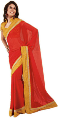 

Party Wear Dresses Printed Fashion Pure Chiffon Saree(Multicolor), Multicolor322