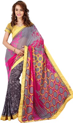 

Khoobee Self Design, Printed Fashion Georgette Saree(Grey, Yellow, Orange, Multicolor), Grey;multicolor;orange;yellow