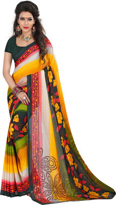 

Anushree Saree Printed Fashion Dupion Silk Saree(Multicolor)