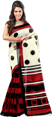 

Indrani Printed Bhagalpuri Printed Silk Saree(Red)