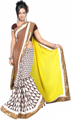 

Indian Wear Online Printed Fashion Chiffon Saree(Multicolor), Multicolor642