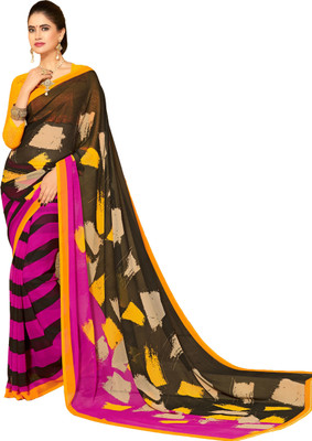 

Ewows Printed Fashion Chiffon Saree(Pink)