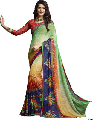 

Ridham Sarees Printed Daily Wear Chiffon Saree(Multicolor)