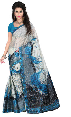 

Anushree Saree Printed Fashion Dupion Silk Saree(Multicolor)