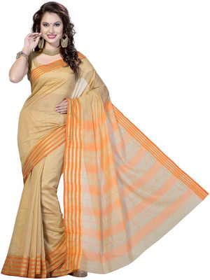 

Rani Saahiba Solid Gadwal Cotton Saree(Orange)