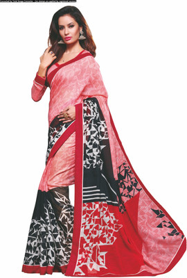 

Jiya Self Design, Printed Fashion Art Silk, Cotton Saree(Red, Multicolor), Multicolor;red