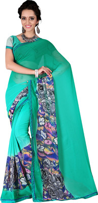 

Khoobee Self Design, Printed Fashion Georgette Saree(Multicolor)