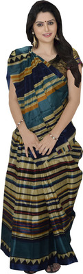 Parisha Printed Daily Wear Silk Saree(Beige, Multicolor), Beige & multi