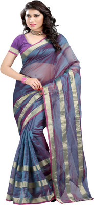 

Sanju Sarees Plain Fashion Art Silk Saree(Green)