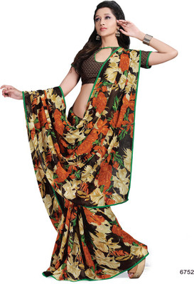 

Ridham Sarees Printed Daily Wear Chiffon Saree(Multicolor)