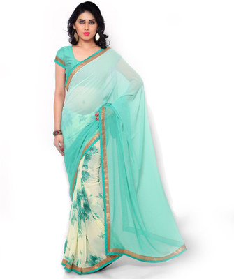 

Sunaina Printed Mysore Art Silk Saree(Multicolor)
