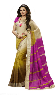 

Nandika Fashion Printed Bhagalpuri Art Silk Saree(Multicolor)