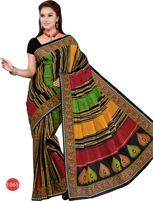 

Hi-Choice Self Design Fashion Cotton Saree(Multicolor)