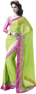 

Vishal Printed Fashion Georgette Saree(Green)
