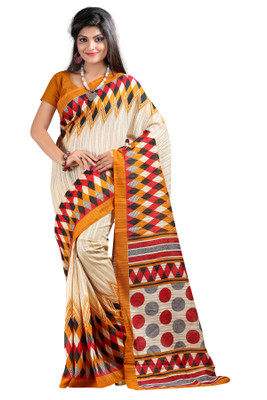 

Anushree Saree Self Design Bhagalpuri Khadi Saree(Multicolor)