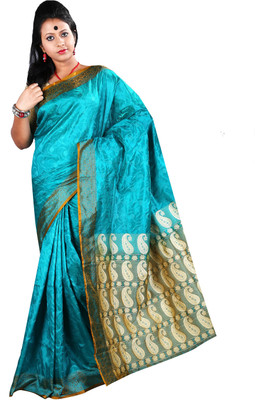 

Anushree Saree Printed Fashion Chanderi Saree(Multicolor), Green