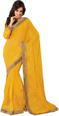 

Indian Wear Online Printed Fashion Pure Chiffon Saree(Multicolor), Multicolor394
