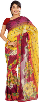 

Party Wear Dresses Printed Fashion Art Silk Saree(Multicolor), Multicolor308