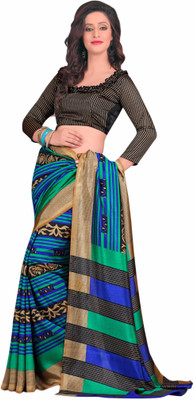 

Sunaina Printed Mysore Art Silk Saree(Multicolor)