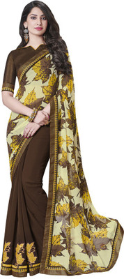 

Desi Butik Embroidered Fashion Georgette, Chiffon Saree(Multicolor)