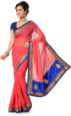 

Ishin Printed Fashion Georgette Saree(Multicolor)
