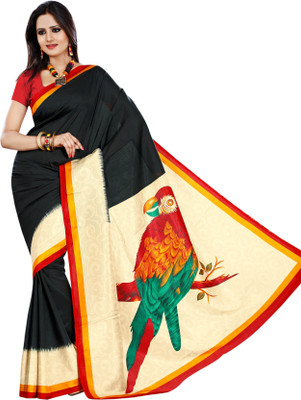 

Sunaina Printed Fashion Art Silk Saree(Multicolor)
