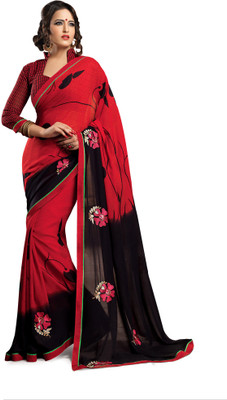 

Ridham Sarees Embroidered Fashion Handloom Georgette Saree(Multicolor)