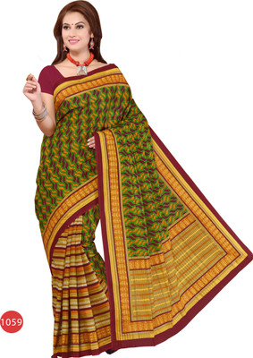 

Hi-Choice Self Design Fashion Cotton Saree(Multicolor)
