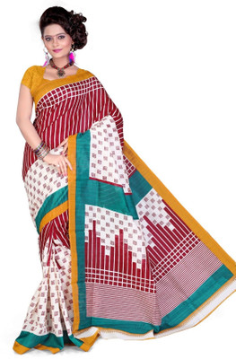

Cenizas Printed Fashion Cotton Saree(Multicolor), Blue