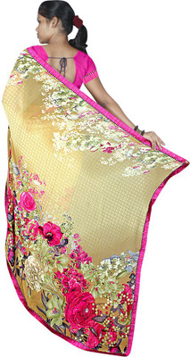 

Indian Wear Online Printed Fashion Chiffon Saree(Multicolor)