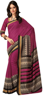 

Party Wear Dresses Printed Fashion Pure Chiffon Saree(Multicolor)