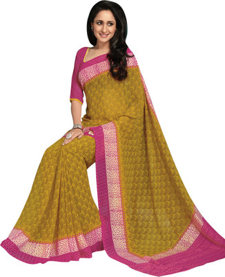 

Vishal Printed Fashion Georgette Saree(Yellow)