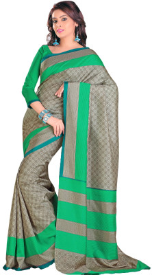 

Gugaliya Geometric Print Fashion Art Silk Saree(Multicolor)
