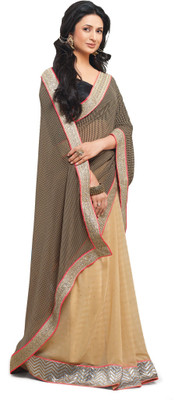 

Ridham Sarees Printed Bollywood Handloom Georgette Saree(Multicolor)