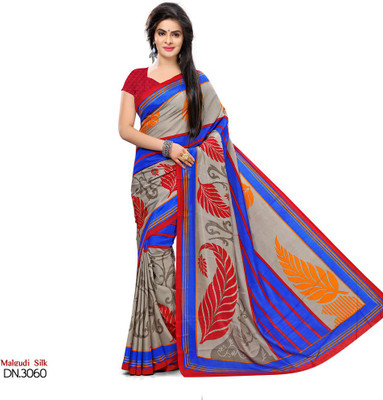 

Sunaina Printed Bhagalpuri Art Silk Saree(Multicolor)