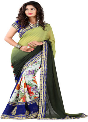 

Stylo Designer Self Design Fashion Handloom Georgette Saree(Multicolor)