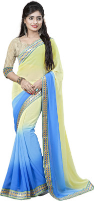 

Om Shree Vallabh Self Design Banarasi Georgette Saree(Multicolor)