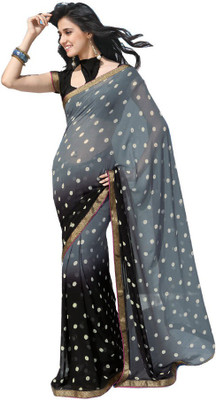 

Party Wear Dresses Printed Fashion Pure Chiffon Saree(Multicolor)