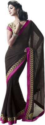 

Vishal Printed Fashion Georgette Saree(Brown), Coffee