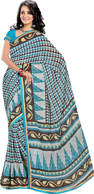 

Jiya Self Design, Printed, Embellished Fashion Georgette Saree(Multicolor, Light Blue), Light blue;multicolor
