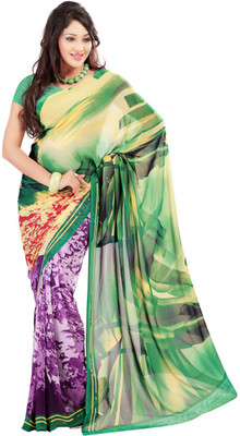 

Indian Wear Online Printed Fashion Art Silk Saree(Multicolor), Multicolor201