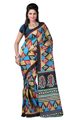 

Indrani Printed Fashion Chiffon Saree(Green)