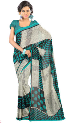 

Party Wear Dresses Printed Fashion Art Silk Saree(Multicolor), Multicolor208